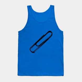 The Paperclip - black edition Tank Top